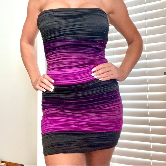 Fabiana New York Mini Strapless Dress! Sparkly! Perfect 4 Date Night!!💕 - Picture 2 of 16